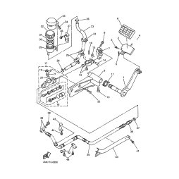 HALTER, BREMSSCHLAUCH