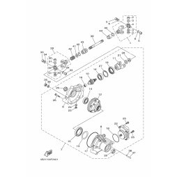 FRONT AXLE GEAR CASE COMP.