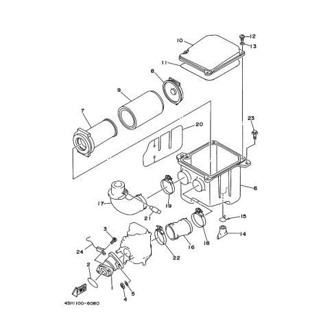 VERBINDUNG, LUFTFILTER 1
