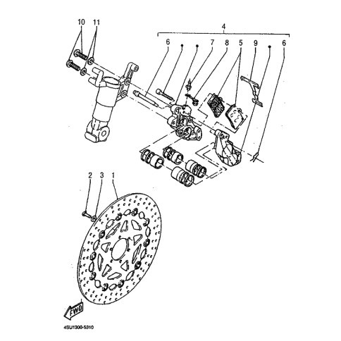 BREMSSATTEL KOMPL.(R)