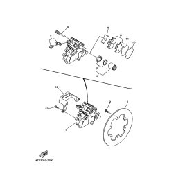 BREMSSATTEL KOMPL., HINTEN