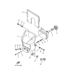 STUTZE, SCHEINWERFER 1
