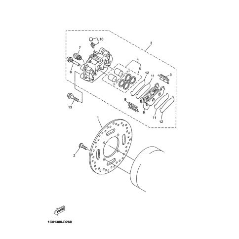 BREMSSATTEL-DICHTUNGSSATZ