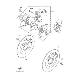 BREMSSATTEL KOMPL.(L)