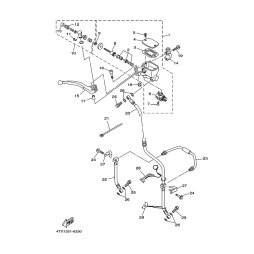 HALTER, BREMSSCHLAUCH 1