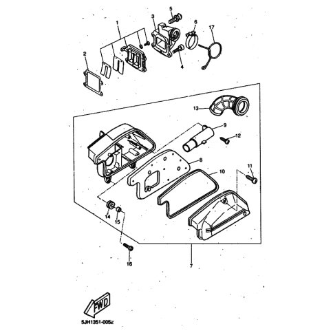 VERBINDUNG, LUFTFILTER 1