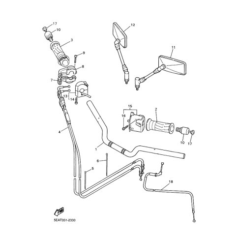 RUCKBLICKSPIEGEL KOMPL (L)