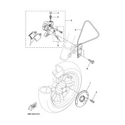 STUTZE, BREMSBELAGPLATTE