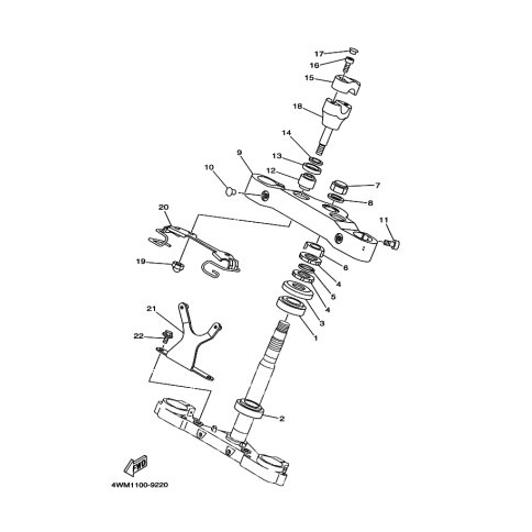 STUTZE, SCHEINWERFER