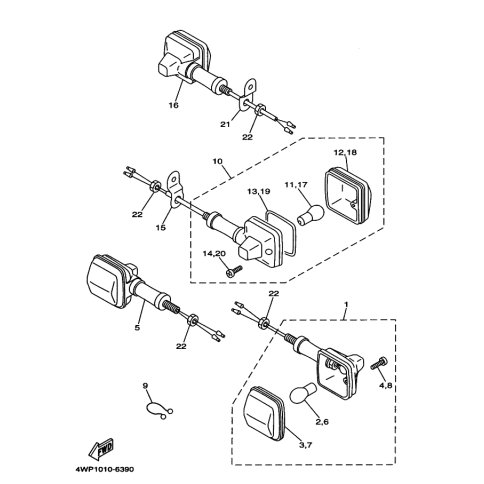 VORDERER BLINKER KOMPL. 2