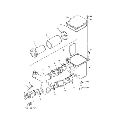 VERBINDUNG, LUFTFILTER 1