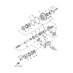 MIDDLE DRIVEN SHAFT ASSY