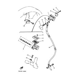 HALTER, BREMSSCHLAUCH 2