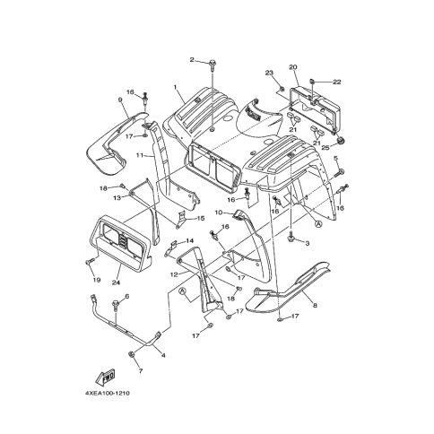 VORDERRAD-KOTFLUGEL KOMPL.