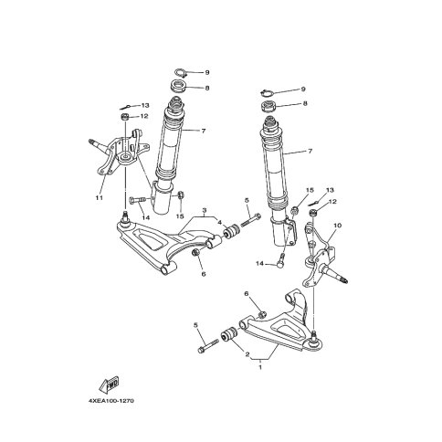 STEERING, KNUCKLE ASSY