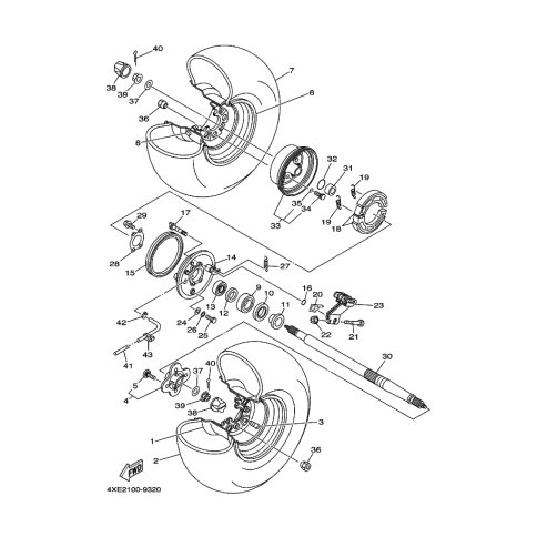 RADNABE KOMPL., HINTERE