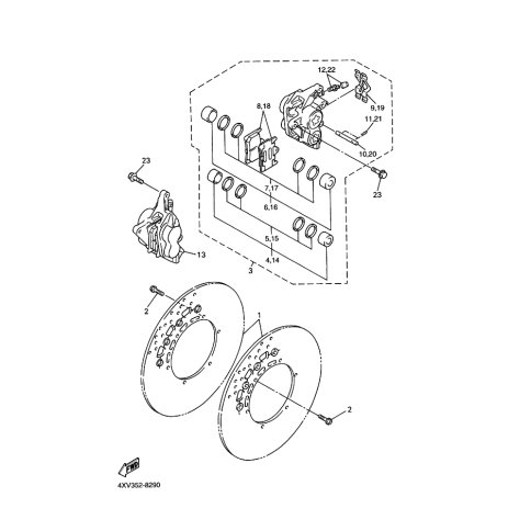 BREMSSATTEL KOMPL.(R)