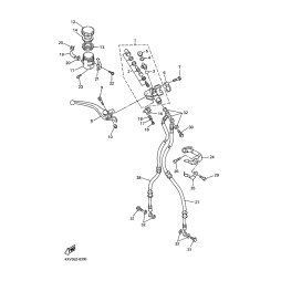 HALTER, BREMSSCHLAUCH