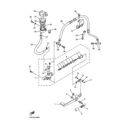 HALTER, BREMSSCHLAUCH