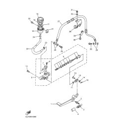 HALTER, BREMSSCHLAUCH