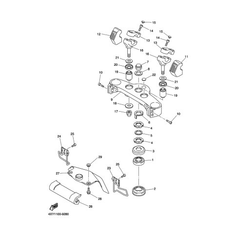COVER, STEERING