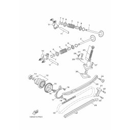 HALTER, VENTILFEDER