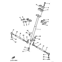 BRACKET, STEERING LOWER