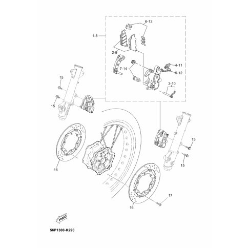 BREMSSATTEL KOMPL.(R)