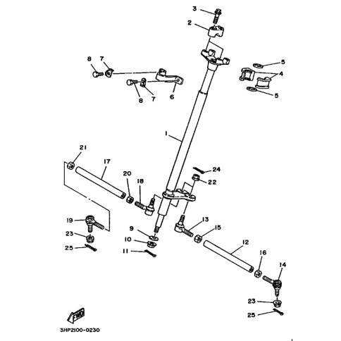 BRACKET, STEERING LOWER