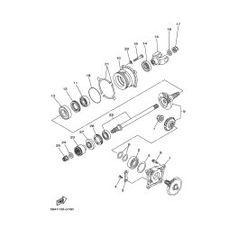 MIDDLE DRIVEN SHAFT ASSY