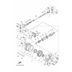 FRONT AXLE GEAR CASE COMP.