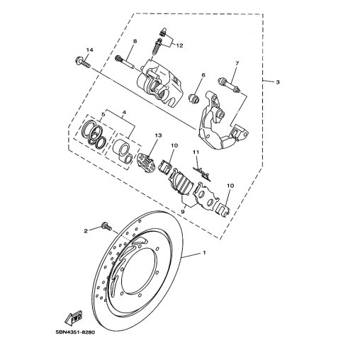 BREMSSCHEIBE (R)