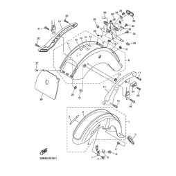 VORDERRAD-KOTFLUGEL KOMPL.