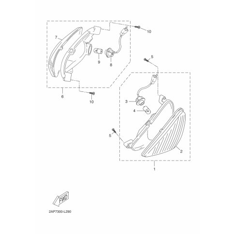 VORDERER BLINKER KOMPL. 2