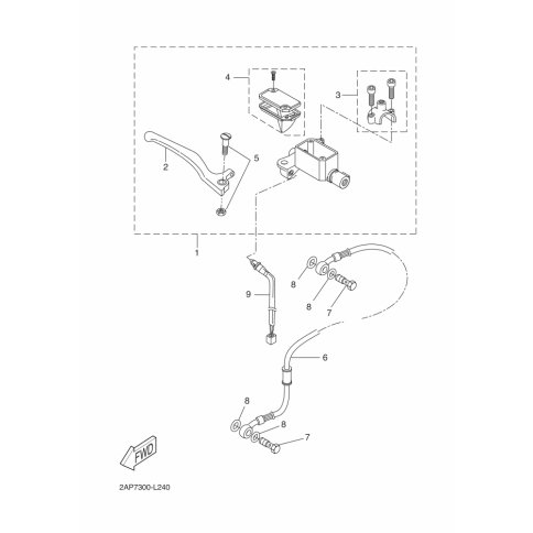 VORDERRAD-BREMSLICHTSCHALTE