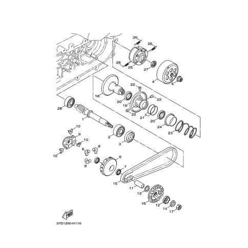 ZAHNRAD, PRIMARANTRIEB