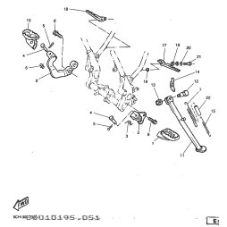 KONSOLE, FUSSRASTE 1