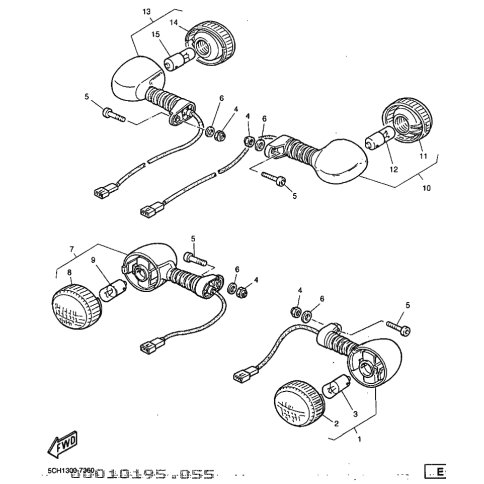 VORDERER BLINKER KOMPL. 2