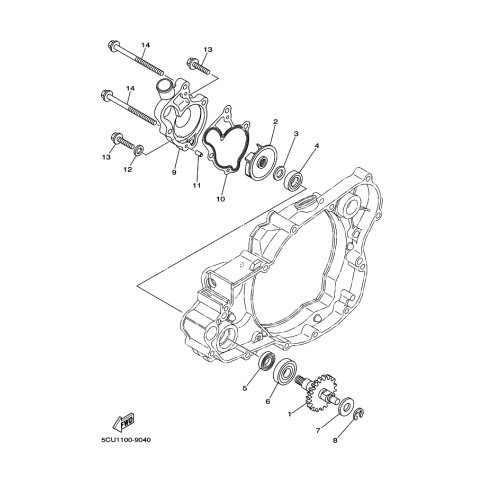 ZAHNRAD, FLUGELRADWELLE