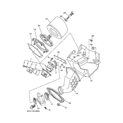 VERBINDUNG, LUFTFILTER 1