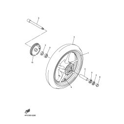 CAST WHEEL, FRONT