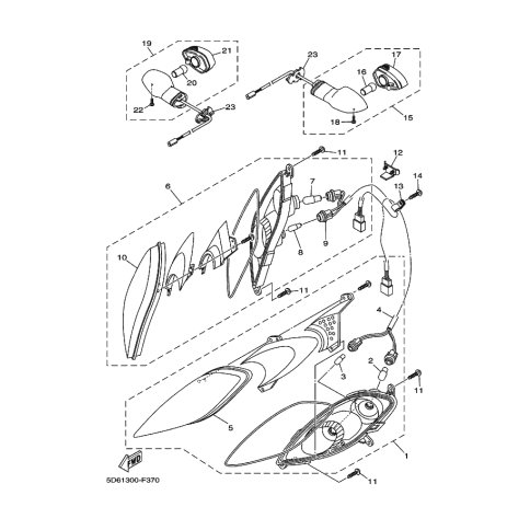 VORDERER BLINKER KOMPL. 1