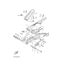 HALTER, BREMSSCHLAUCH