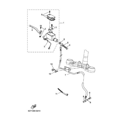 VORDERRAD-BREMSLICHTSCHALTE