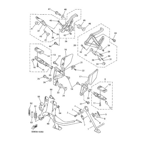 VORDERE JUSSRASTE KOMPL. (R