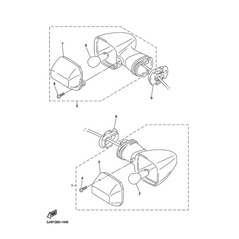 VORDERER BLINKER KOMPL. 1