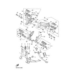 VORDERE FUSSRASTE KOMPL. (L