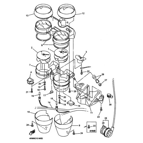 ABDECKUNG, INSTRUMENT