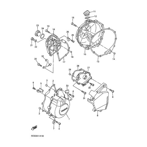 STUTZE, KURBELGEHAUSEDECKEL