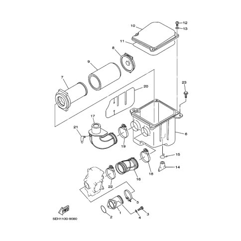 VERBINDUNG, LUFTFILTER 1